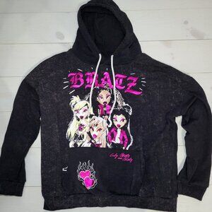 BRATZ Women Graphic Mineral Washed Hoodie.  Y2K
